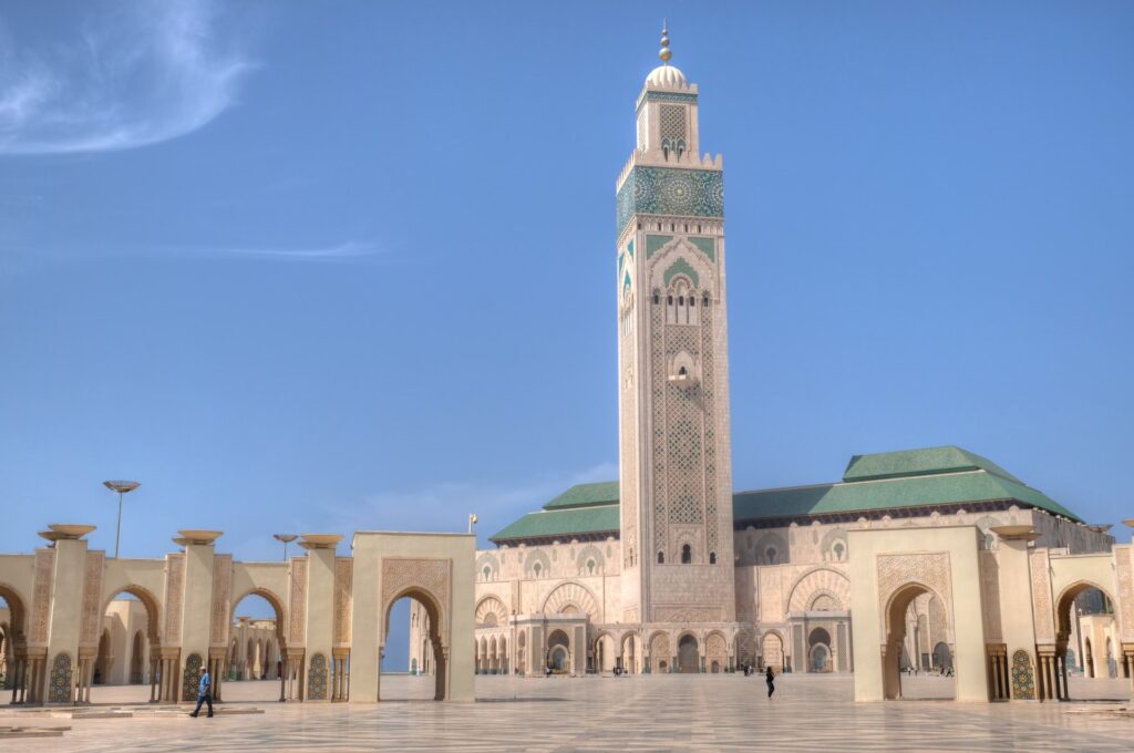 Casablanca mosque of Hassan II, the first thing you will visit with our tour