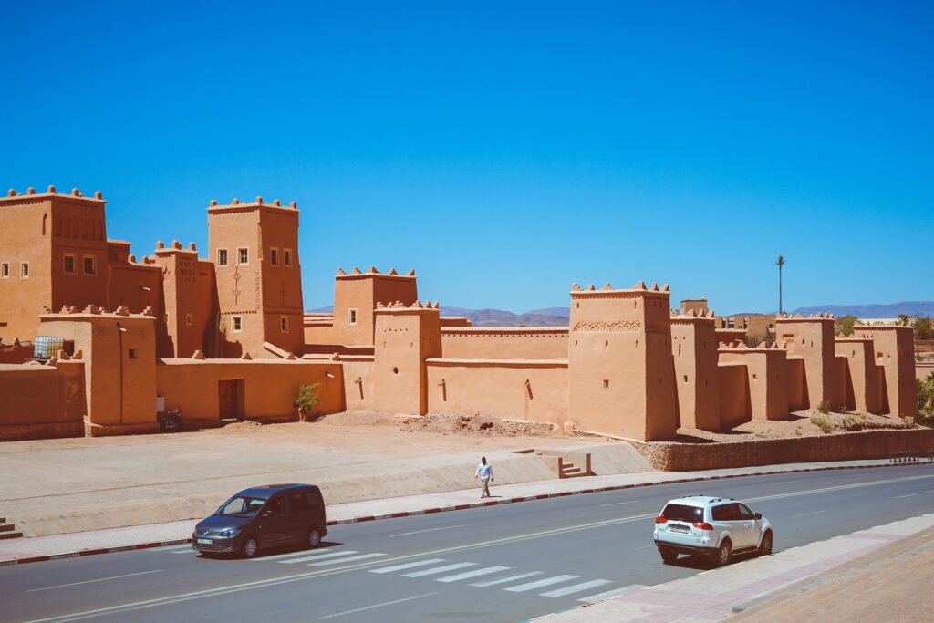 Taourirt kasbah, one of the kasbahs we will see in our 5 days tour from Marrakech to desert
